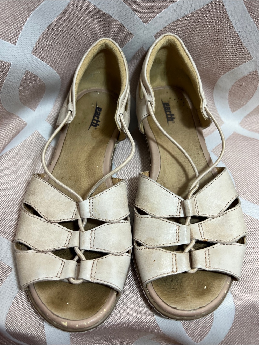 earth Light Pink Women’s Strappy Sandals